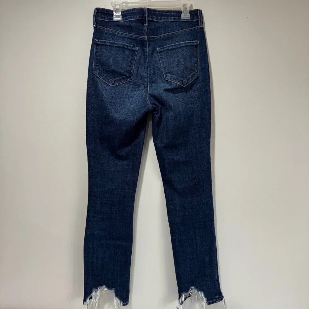 L' AGENCE High Rise Skinny Vintage Destruct Jeans Sz. 26 - Picture 3 of 10